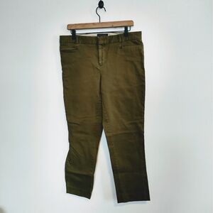 Banana Republic Sloan olive green dress pants size 10